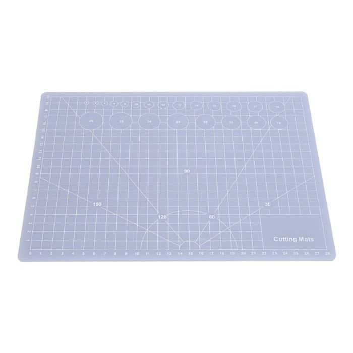 Tapis De Découpe Translucide Antidérapant A5 - 22 X 15 Cm - Auto-cicatrisant, Non Réfléchissant - Pour Scrapbooking, Timbres, DIY