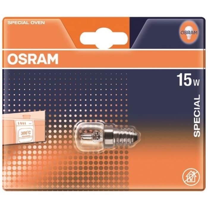 Ampoule tube four OSRAM 15W E14 85lm - Blanc chaud - Electrique - Salon