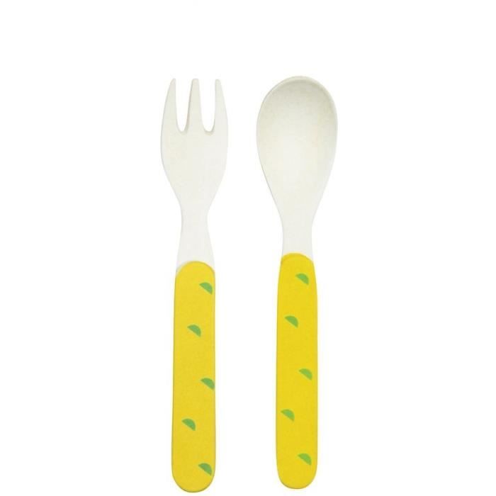 Mill O Bebe Set 2 Couverts Bambou Poire Cdiscount Puericulture Eveil Bebe