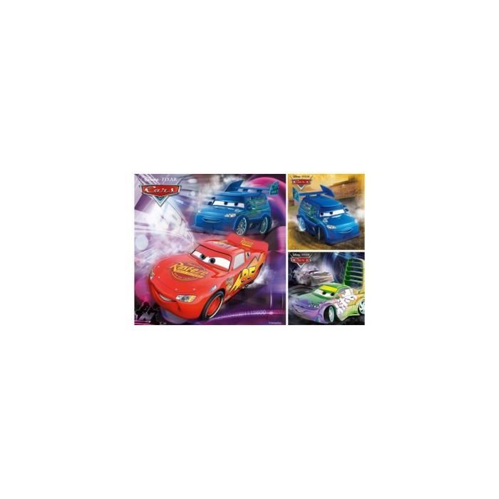 Puzzle - RAVENSBURGER - Cars - 3 x 49 pièces - Pour Enfant de 5 ans et ...