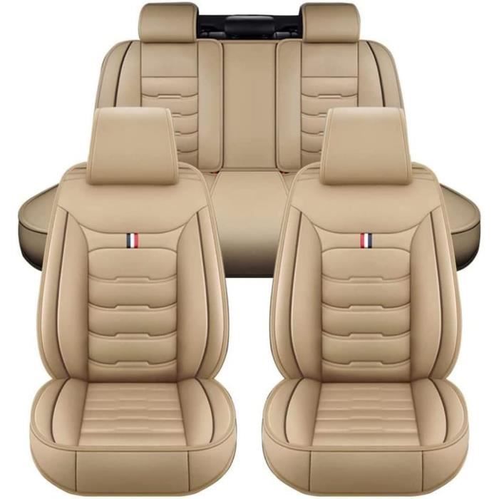Housses De Siège Auto En Simili Cuir Pour Nissan Titan 2004-2018 - Protection Imperméable - Noir - Ensemble Complet