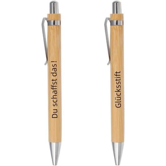 Coffret Cadeau Sinmoe – Carnet, Stylo Et Cœur En Bois Pour Remercier Collègues, Direction Ou Employés (Danke Für Alles)