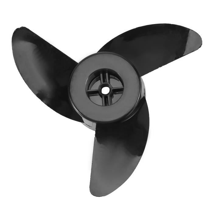 Hélice Boatman Pour Moteur Tohatsu 8/9.8 CV - Compatible 2 Et 4 Temps - Aluminium 3 Pales - 8,5 X 7,5