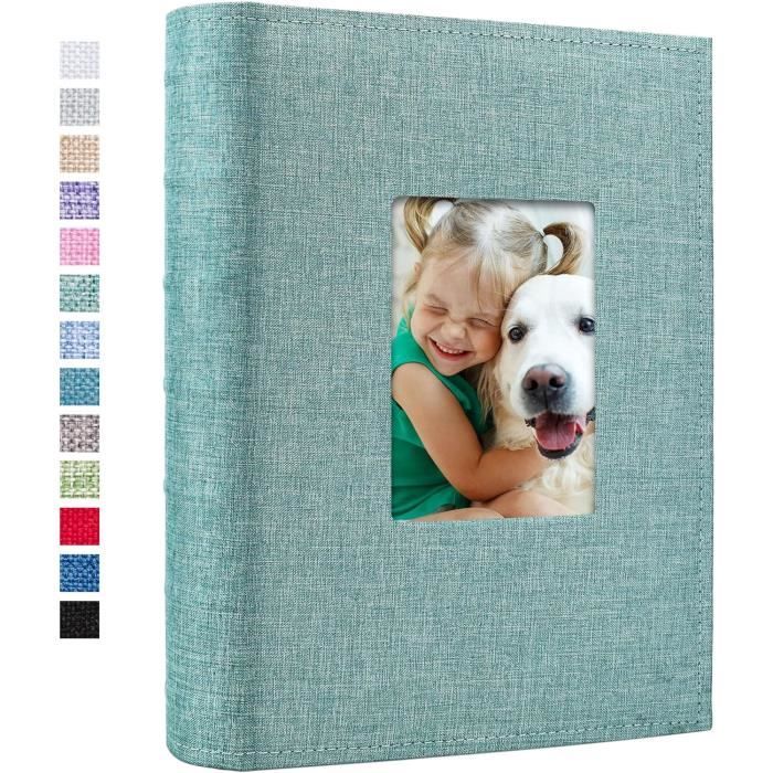 Album Photo Petit Format 10x15 Cm - Lot De 3 - 52 Pochettes Par Album - Couverture Personnalisable - Protection Transparente