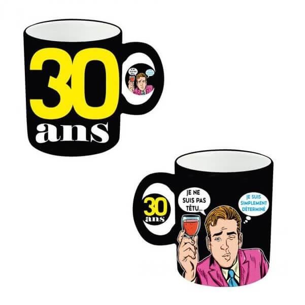 Mug Anniversaire Homme 30ans X1 Ref Mugah03 Cdiscount Maison
