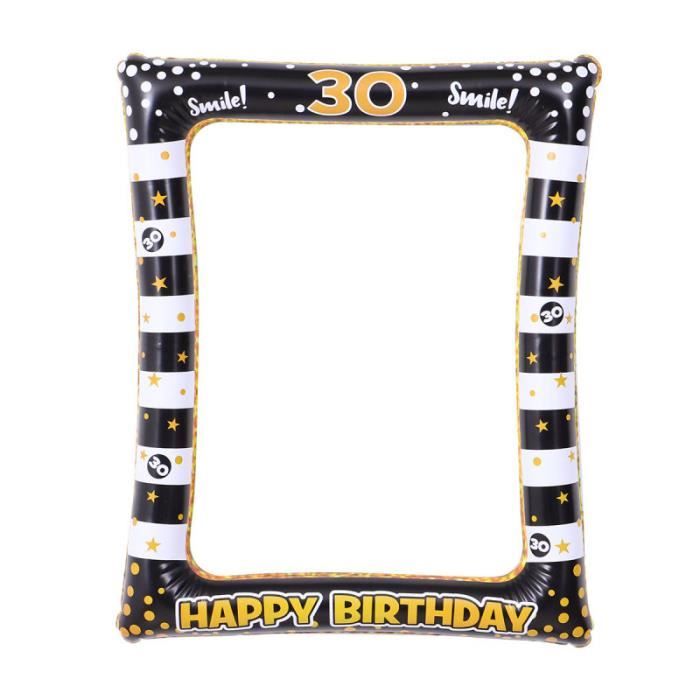 Anniversaire Gonflable Photo Frame Strip Party Picture Selfie Prop Age 21 Cadre Photo Cdiscount Maison