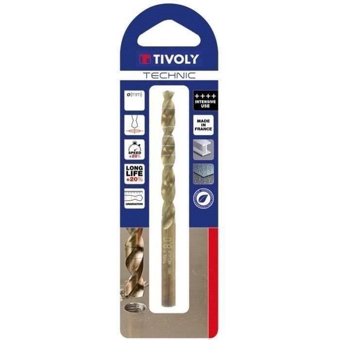 Foret TIVOLY Pour INOX, Acier, Fonte - Lot De 6 Mèches à L'unité - Neuves, Qualité Professionnelle