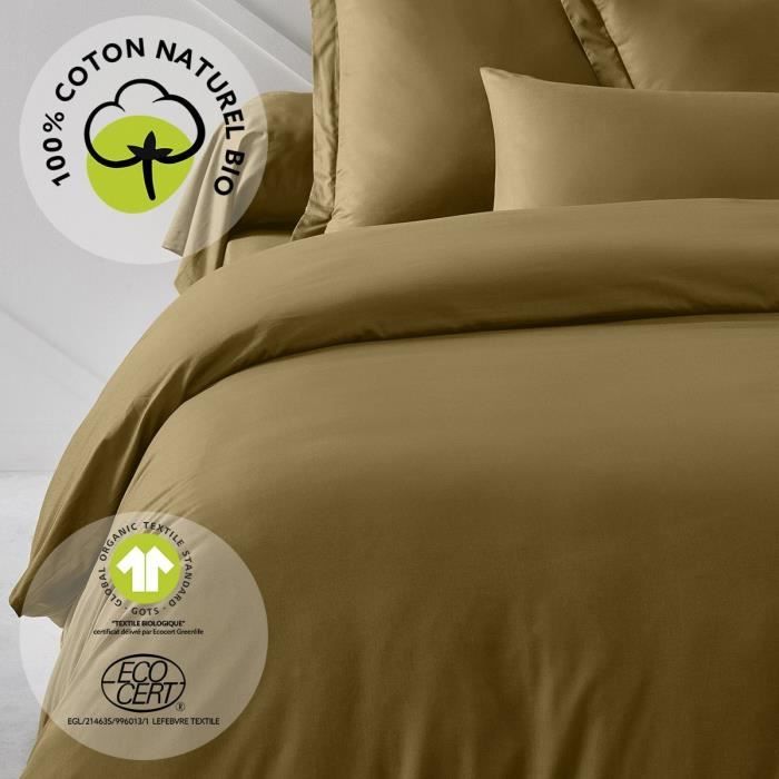 PARURE DE LIT TODAY HOUSSE DE COUETTE 240X260 + 2 TAIES D OREILLER 63X63 100% COTON 57 fils SUNSHINE 14. - vue 3