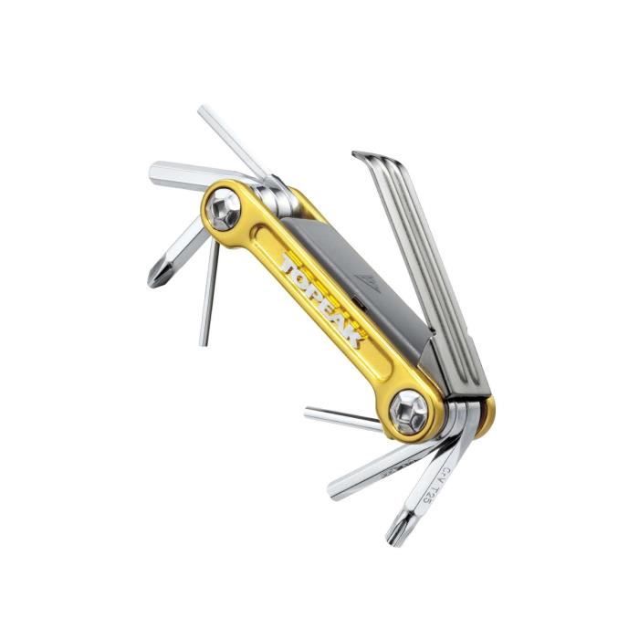 Outil multifonction - TOPEAK - Mini 9 Pro or - Mixte - Vélo loisir - Couleur or
