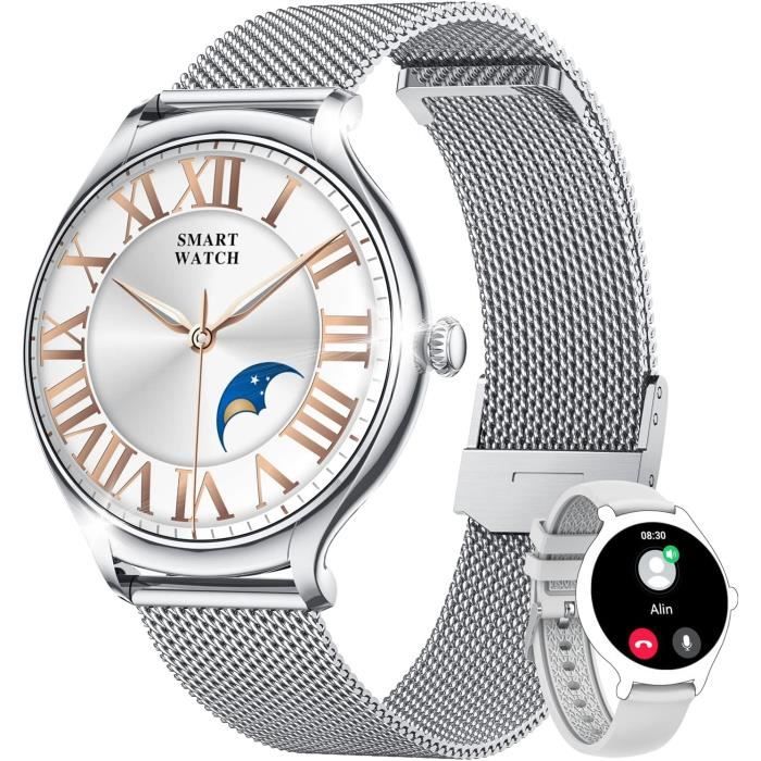 Montre connectée tactile cheap round
