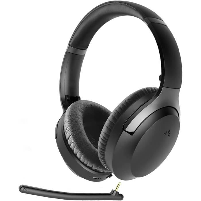 Casque Audio METRONIC Powerade - Réduction De Bruit Active, Bluetooth AptX, Autonomie 5h - Noir/Bleu