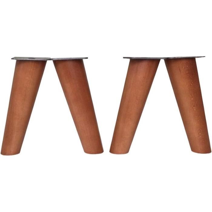 Pieds En Bambou 70 Cm Pour Meuble - Coniques, Naturels Et Résistants