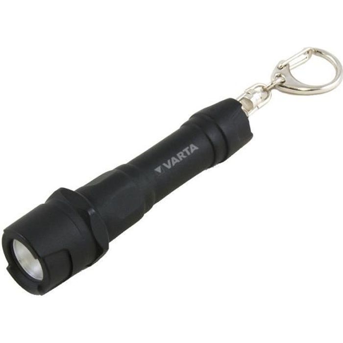 torche led varta "key chain" avec porte-clés indestructible