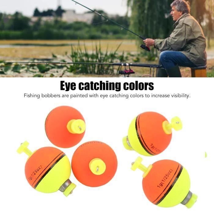 Flotteurs De Pêche Lumineux PATIKIL 2 Pièces - 31g - Éclairage Rouge/Vert - Pour Pêche De Nuit - Piles CR2032 Incluses