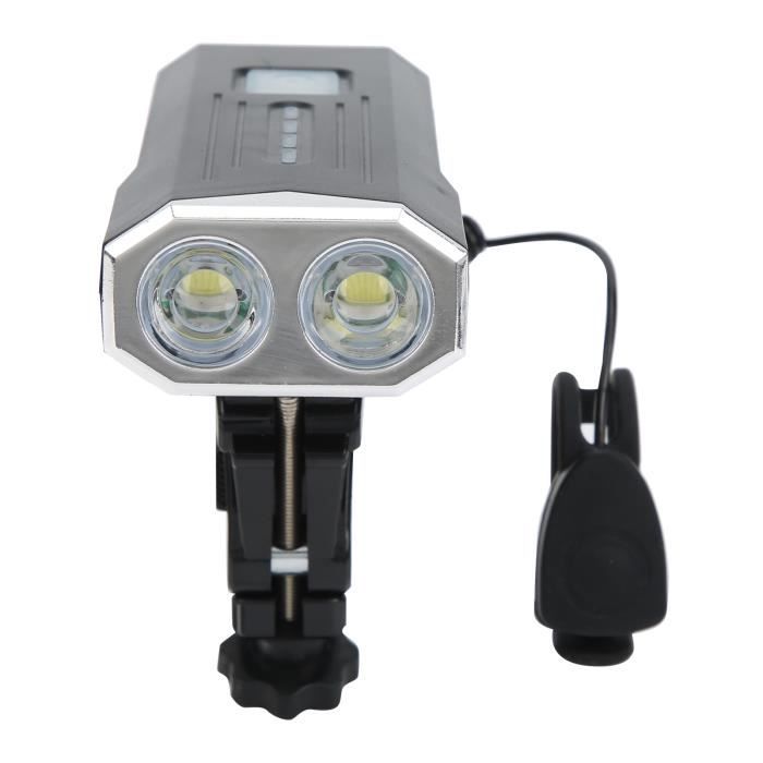 Éclairage de vélo, phare, rechargeable par USB, étanche IP65