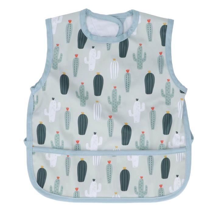 2 Bavoirs à Manches Longues Little Dimsum - Étanches, Avec Poches, Pour Bébé 6-36 Mois