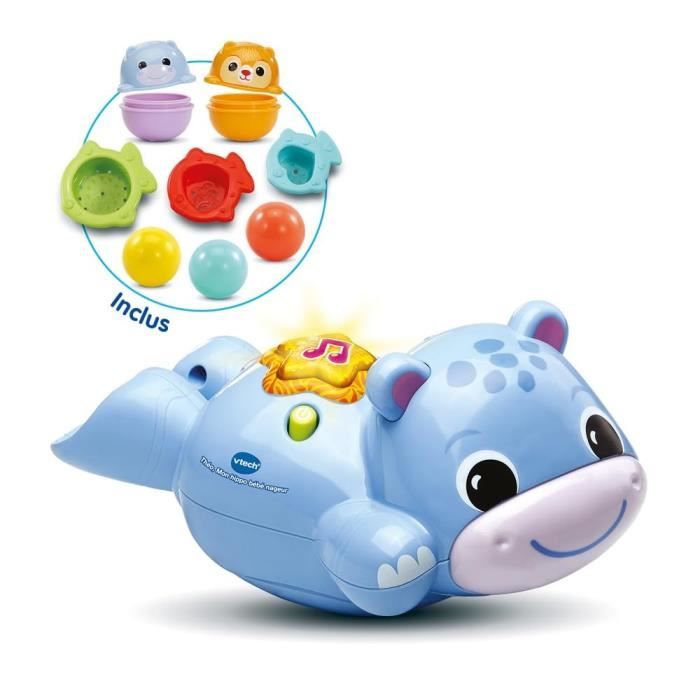 Jeu D'éveil Théo Mon Hippo Bébé Nageur Vtech La Boite - vue 3