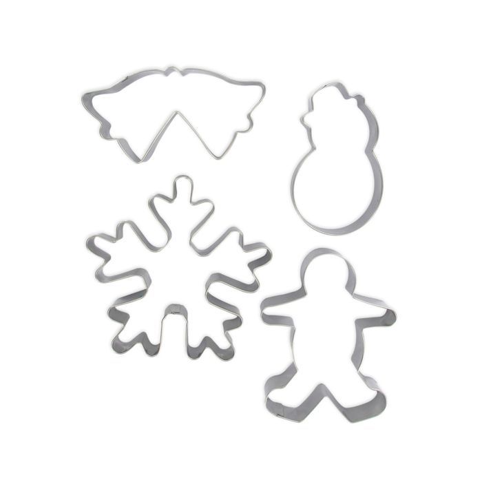 Lot De 24 Emporte-pièces Noël 3D - Formes Sapin, Bonhomme De Neige, Renne - Pour Biscuits, Fondant, Pâtisserie - 9