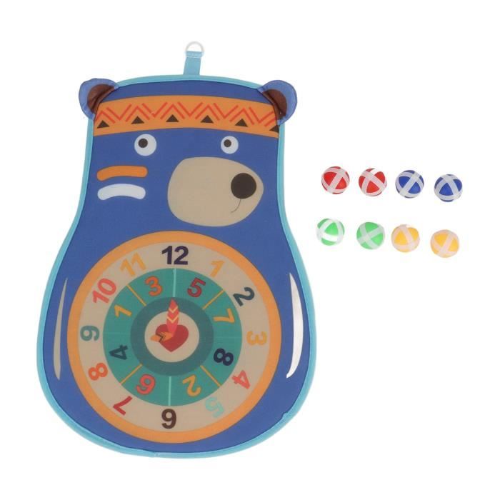 Jeu De Fléchettes Panda Pour Enfants - 12 Balles Collantes + Cible Amusante Dès 3 Ans