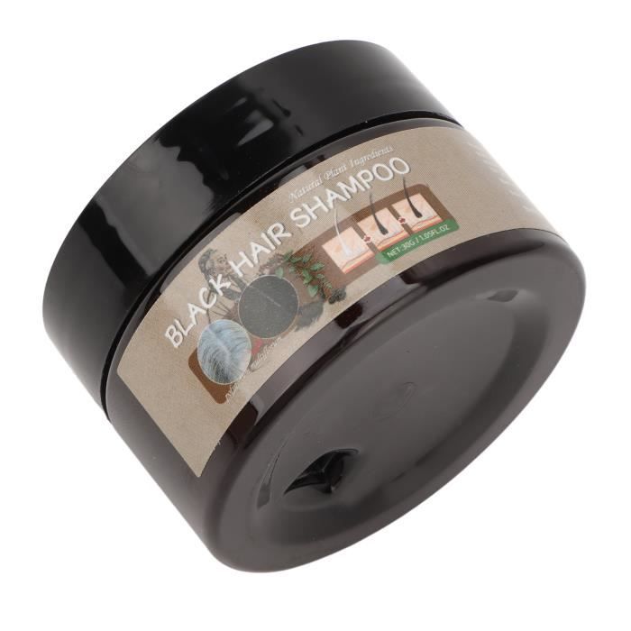 Shampoing Teintant Instantané Noir Dexe - Gel 400ml Pour Hommes Et Femmes