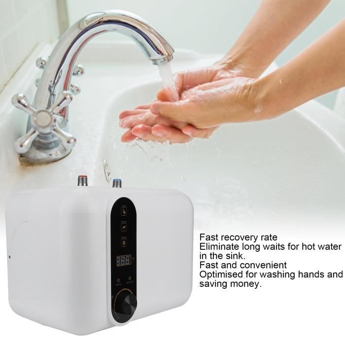 10L Mini chauffe-eau-réservoir électrique salle de bain maison
