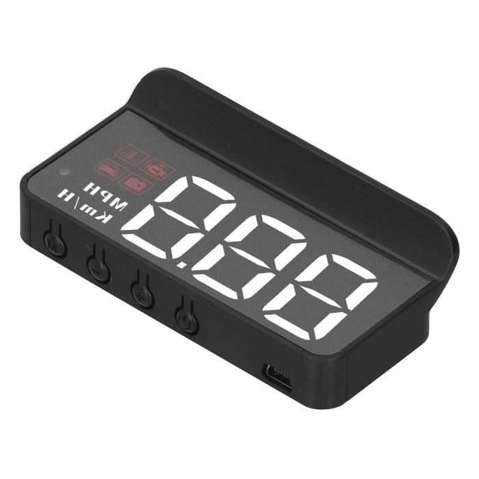 Projecteur HUD De Voiture OBD2 - Affichage Tête Haute Vitesse, Alarme Fatigue & Direction