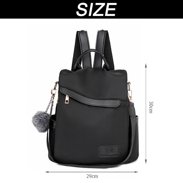 Petit sac à dos antivol pour femme, sac à dos en nylon imperméable