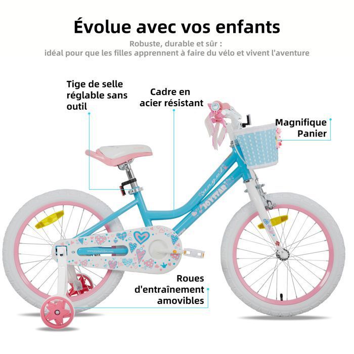 Vélo Enfant - Löwenrad - Roues 18 Pouces - Noir