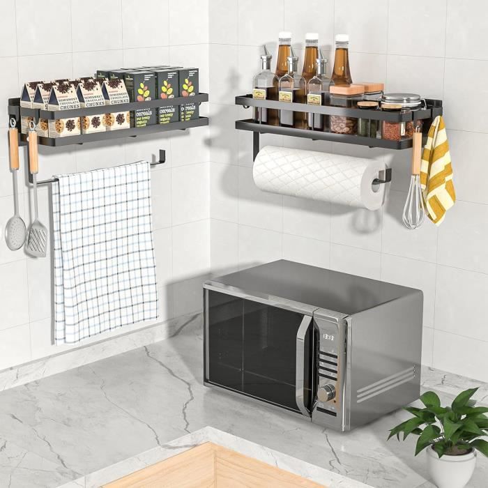 Dreamhigh Etagere Murale Cuisine Rangement Epices Cuisine Avec 4 dreamhigh-etagere-murale-cuisine-rangement-epices-cuisine-avec-4