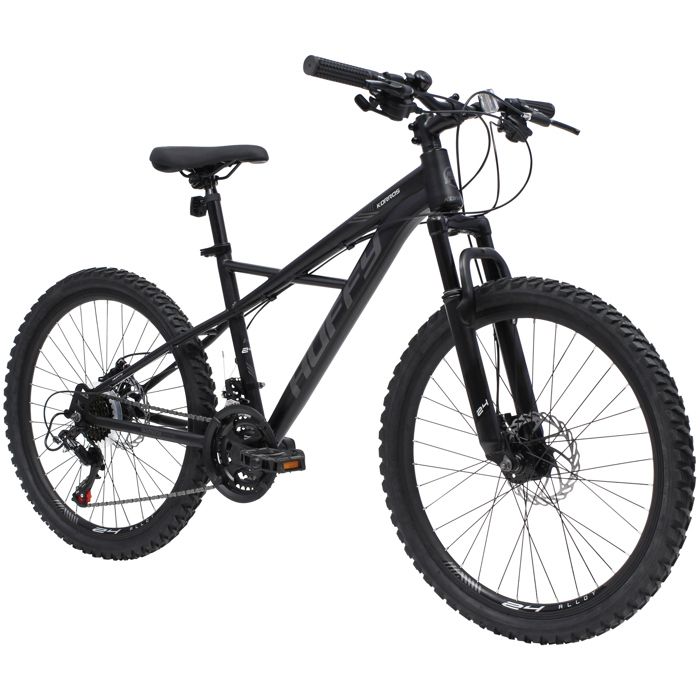 VTT enfant Huffy Korros 24 pouces noir Semi Rigide 21 vitesses Shimano Cdiscount Sport