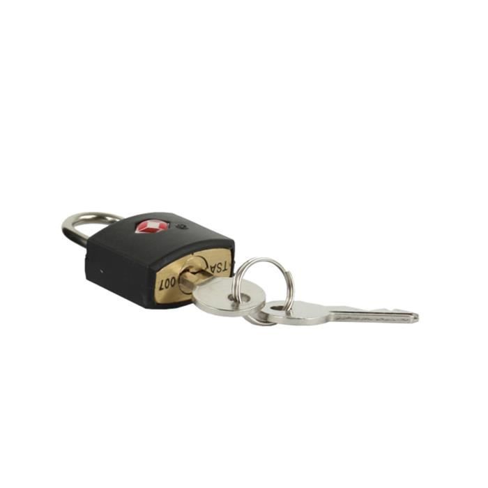Cadenas avec clés - 50mm - Laiton - Norme TSA - Pour casier, bagages -  Articles de papeterie divers - Creavea