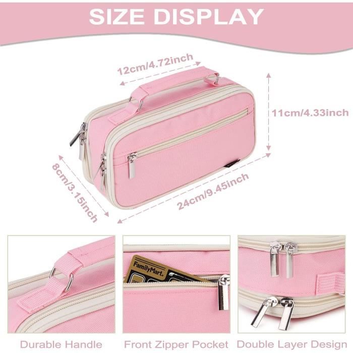 Pochette plusieurs sales compartiments