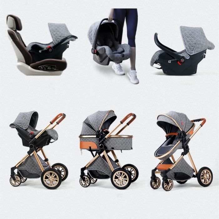 Poussette pliable et inclinable pour b b accessoire tout terrain