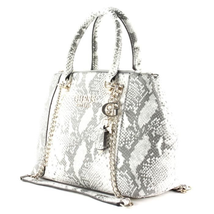 GUESS Holly Status Carryall Python 83612 Achat Vente GUESS
