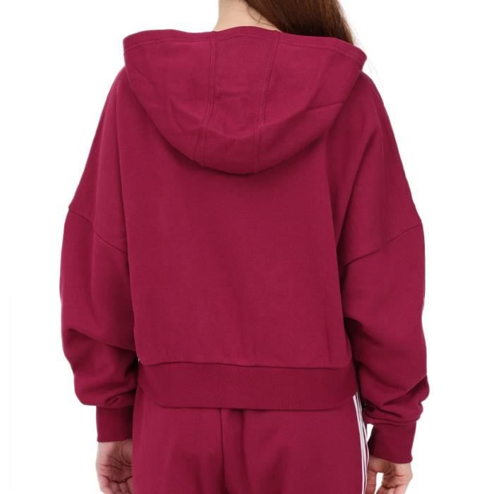 Sweat Zippe Rose Femme Adidas Hoodie ADIDAS ORIGINALS Sweat zippe Femme Manches longues Col capuche