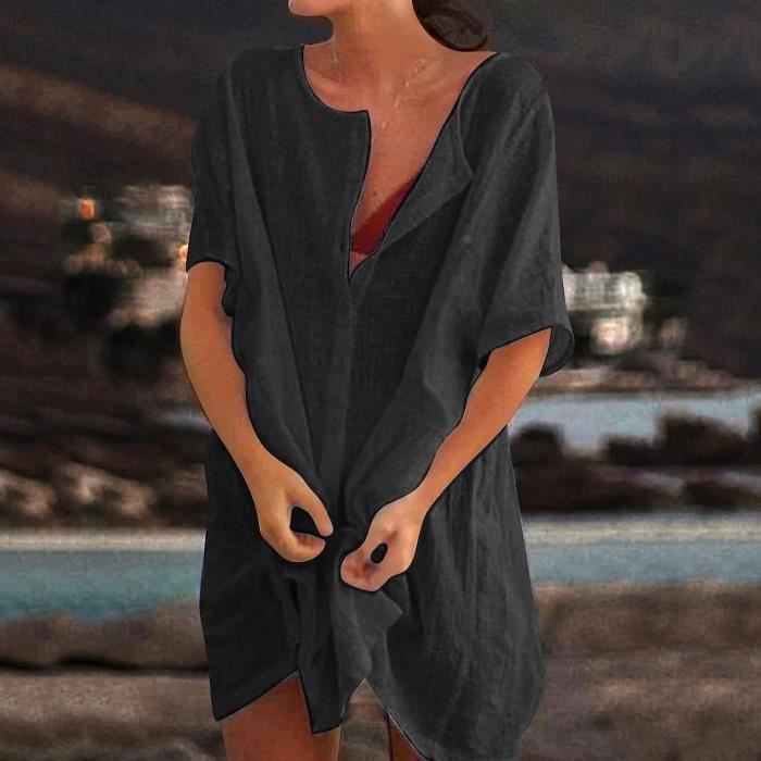 Robe ete bretelles larges outlet