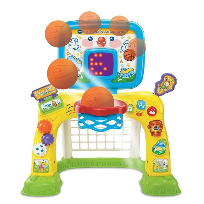 Jeu interactif Bébé Multisport Intéractif - VTECH - Basket/Foot - 12 à 36  mois - Cdiscount Jeux - Jouets