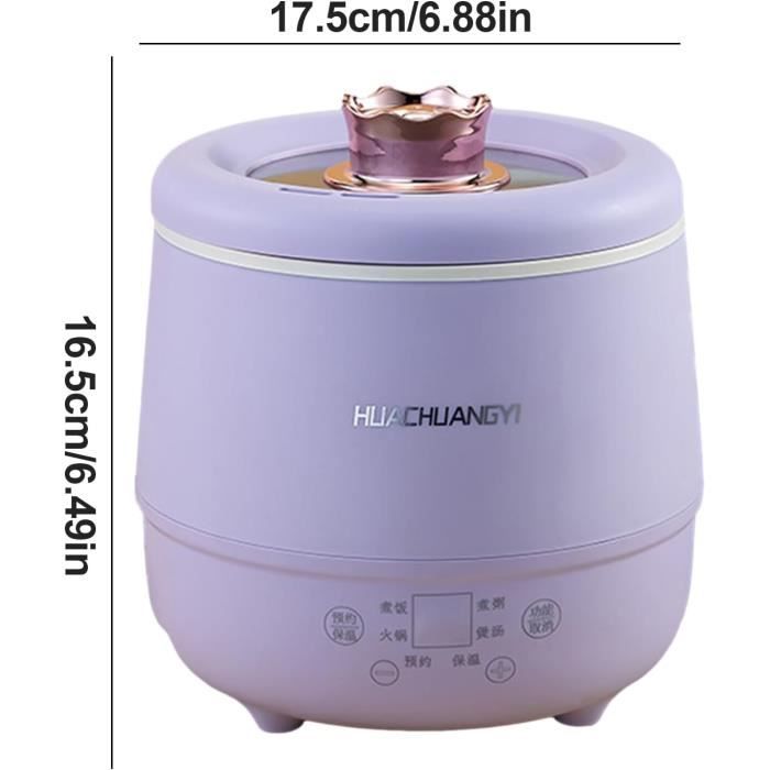 Cuiseur De Riz Électrique 1,8L HomeVortex - Anti-Adhésif Double Couche, Multifonction Vapeur Et Ragoût