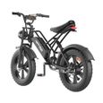Vélo électrique Happyrun G50 - Pneus 20 pouces - Moteur 1500W - Batterie 48V/18AH - Noir-2