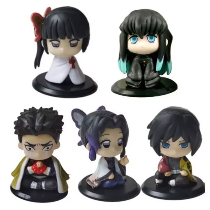 Figurines K-p Tigre - Lot De 5 - Peluche PVC - Pour Collection Ou Cadeau