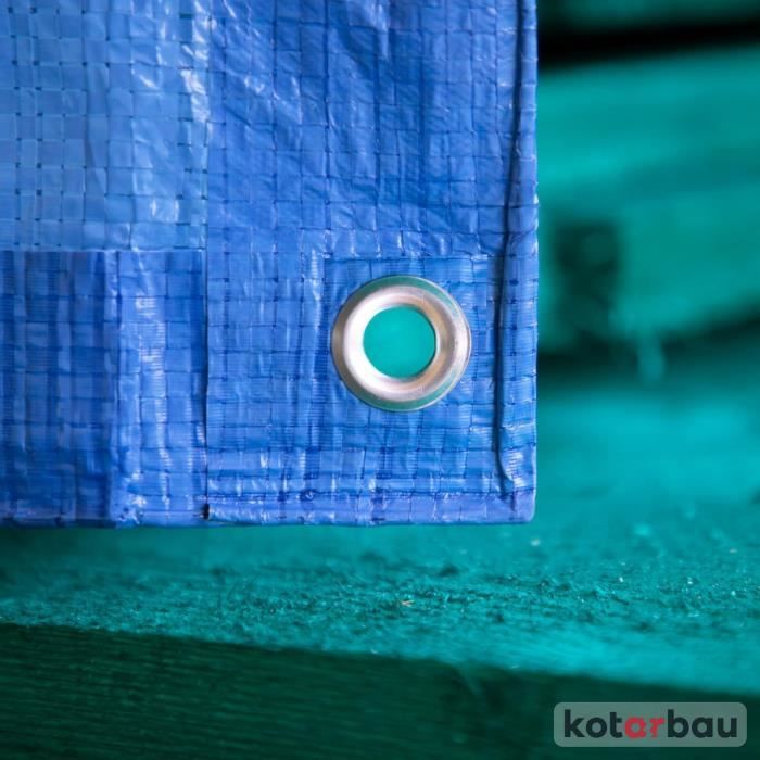 Etm - Toile Multiusage Avec Oeillets - Bâche De Protection