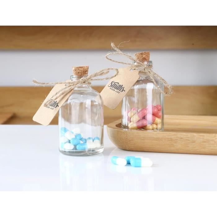 Lot De 6 Bouteilles De Jus En Plastique De 400 Ml, Réutilisables Avec