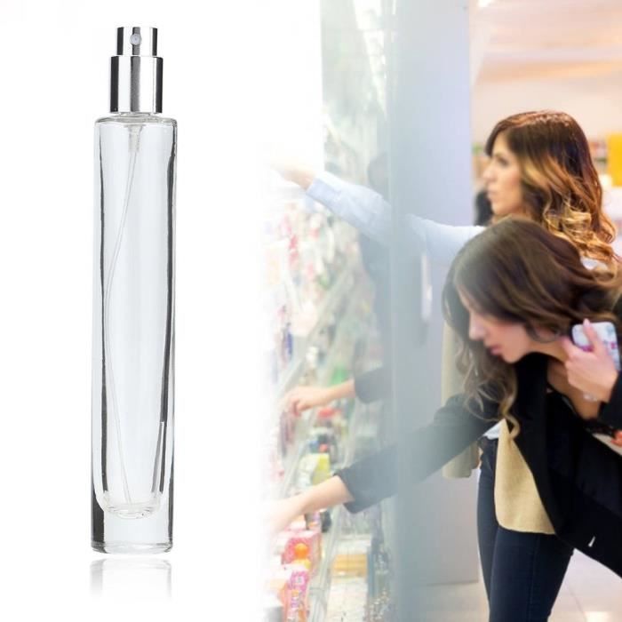 Acheter Récipient cosmétique vide de bouteille de parfum de jet de cylindre  de fond épais en verre de 30Ml