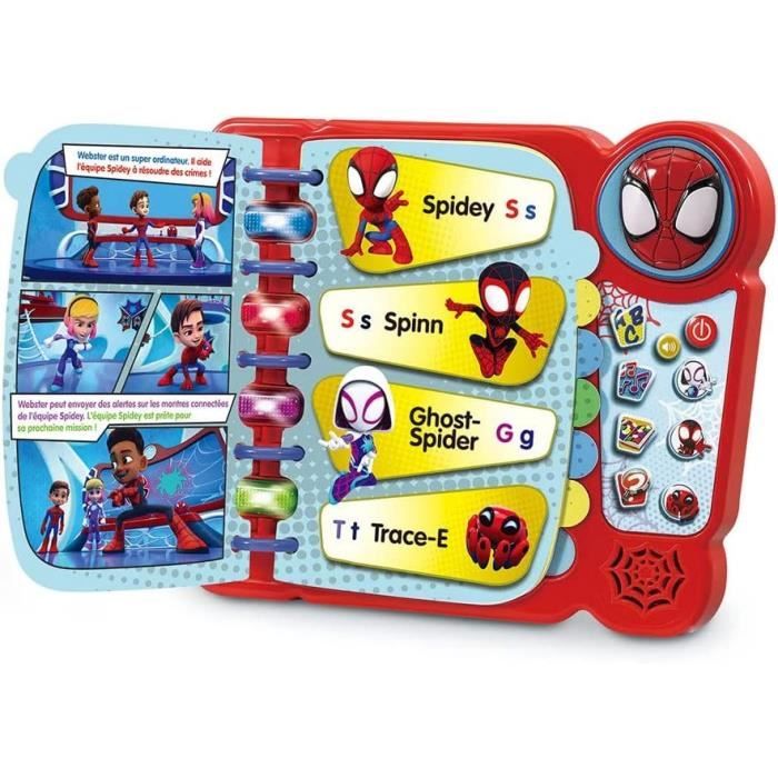 Livre D'activités Spidey Effaçable – Avec Stylos, 40 Pages, Idéal Pour Enfants Dès 3 Ans !