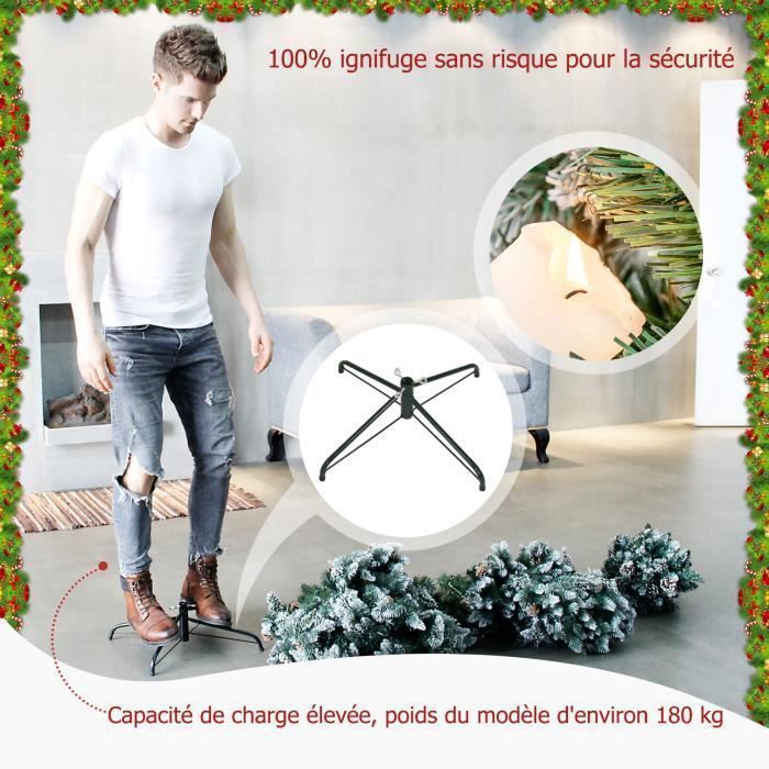 Sapin Artificiel Avec Neige-180cm