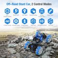 RC Stunt Car - 4WD 2.4GHz Télécommande Gesture Sensor Toy Cars Véhicule Tout-Terrain Rotatif Double Face 360 ° Flips avec Musique de-3