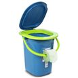 Toilette touristique camping portable GreenBlue GB320 Turquoise-Citron-3