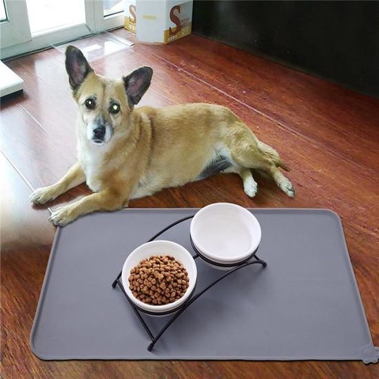 Margueras Tapis De Nourriture Pour Chien Chat En Silicone 4730cm