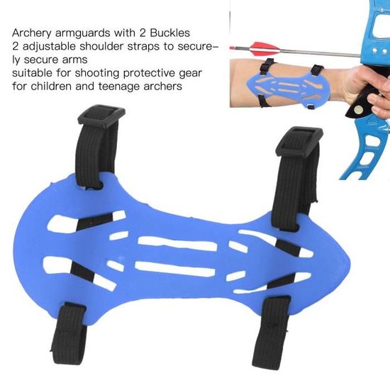 Protège-bras d'arc Protège-bras de tir à l'arc en caoutchouc, accessoires  de chasse avec 2 boucles de sangle pour adultes ESTINK - Achat / Vente  Protège-bras d'arc Protège- - Cdiscount