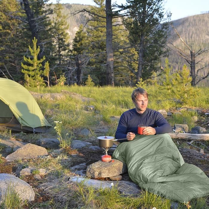 Sac De Couchage Été Ultra Léger 680g - 190x75 Cm, Compact Pour Camping Randonnée +20°C